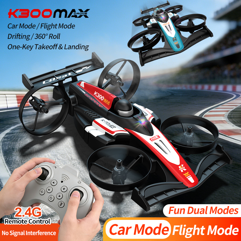 Outdoor Adventure At - RC UAV Flying Drift Cars 2-in-1