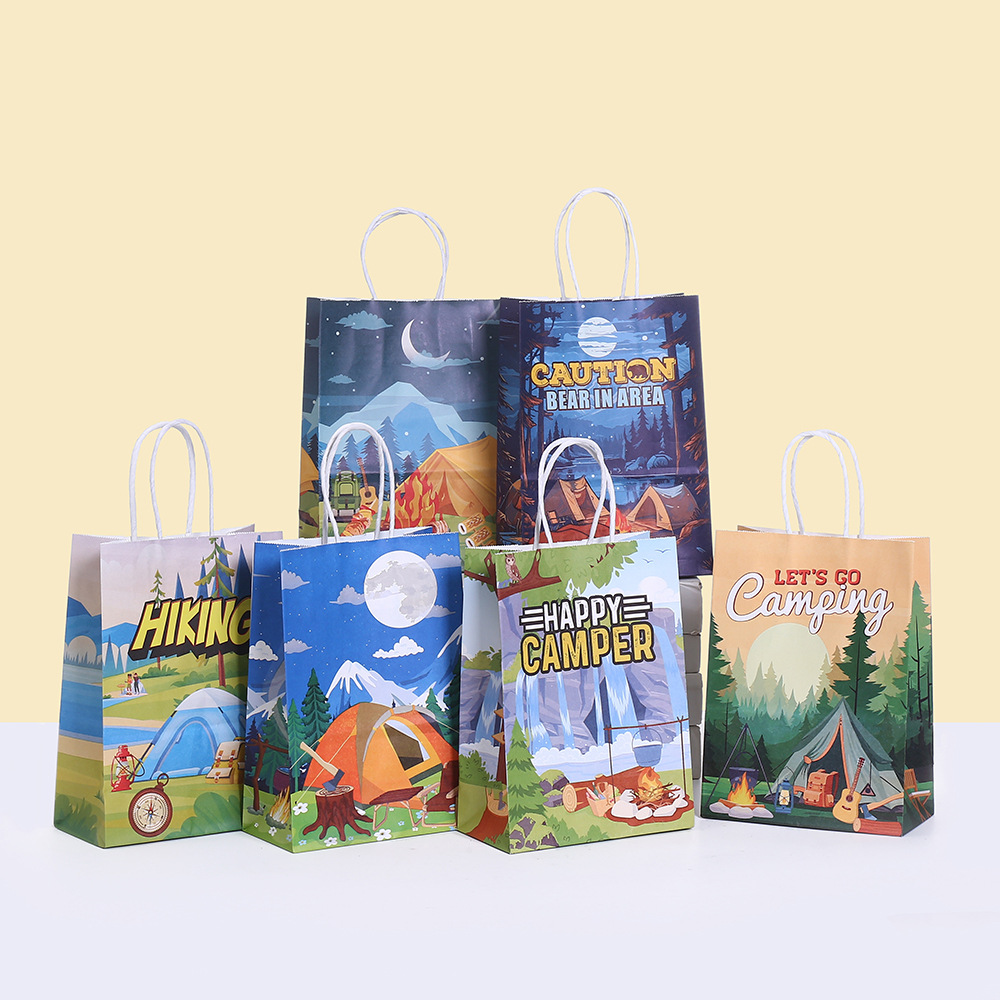 Outdoor Adventure Birthday Party - StoBag, Go Camping Bags for Sweets