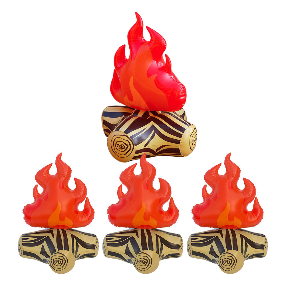 4Pcs Compact Inflatable Campfi - مراجعة Outdoor Adventure Birthday Party وسعره