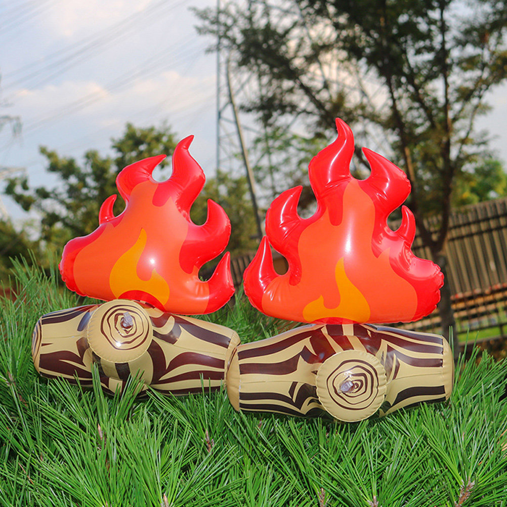 4Pcs Compact Inflatable Campfi - مراجعة Outdoor Adventure Birthday Party وسعره