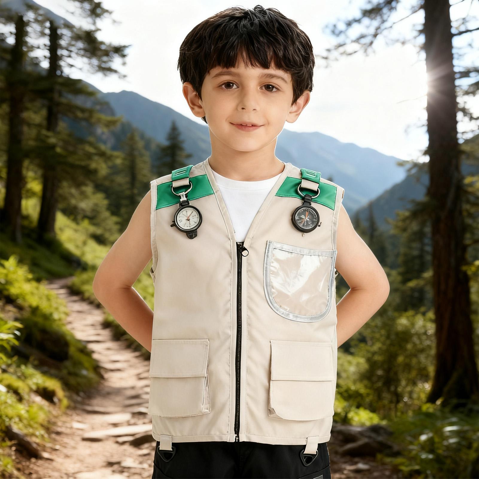 Kids Explorer Vest Costume Saf - مراجعة Outdoor Adventure For Kids وسعره