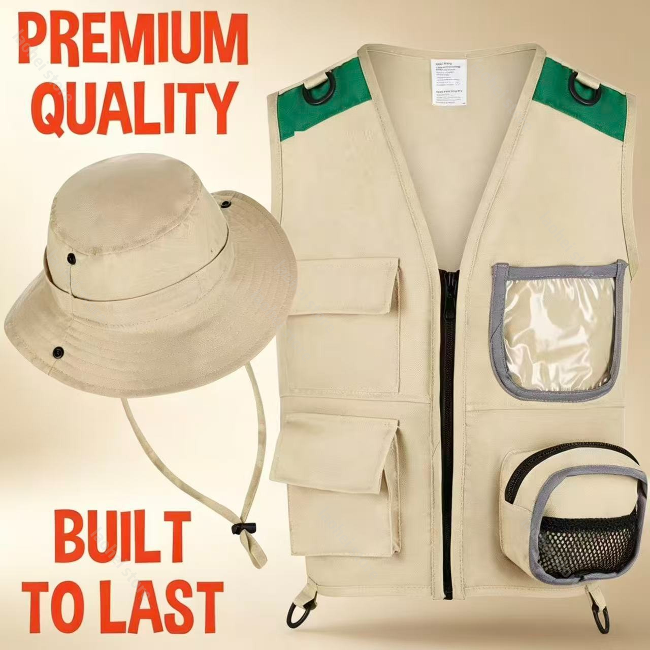 Kids Explorer Vest and Hat Cos - مراجعة Outdoor Adventure For Kids وسعره