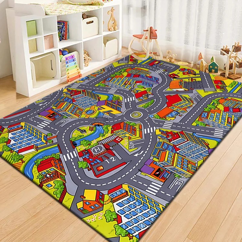 Colorful Kids City Map Play Ma - مراجعة Outdoor Adventure For Kids وسعره