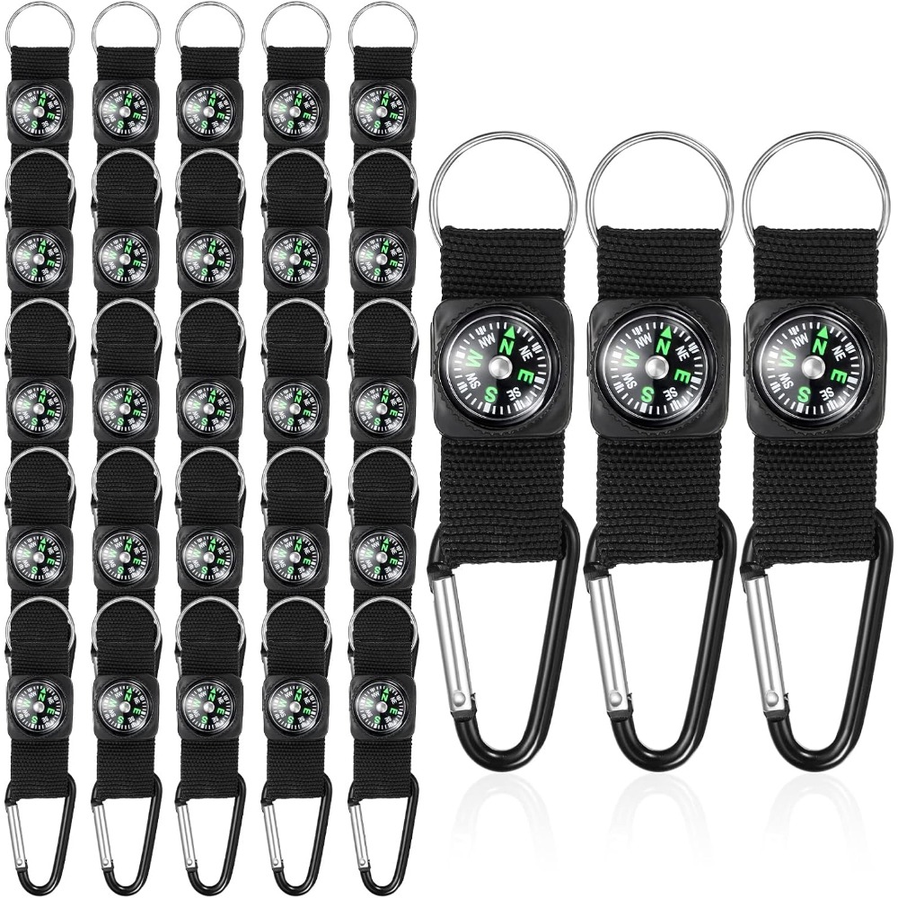 2-20 Compass for Kids Bulk Bel - مراجعة Outdoor Adventure Birthday Party وسعره