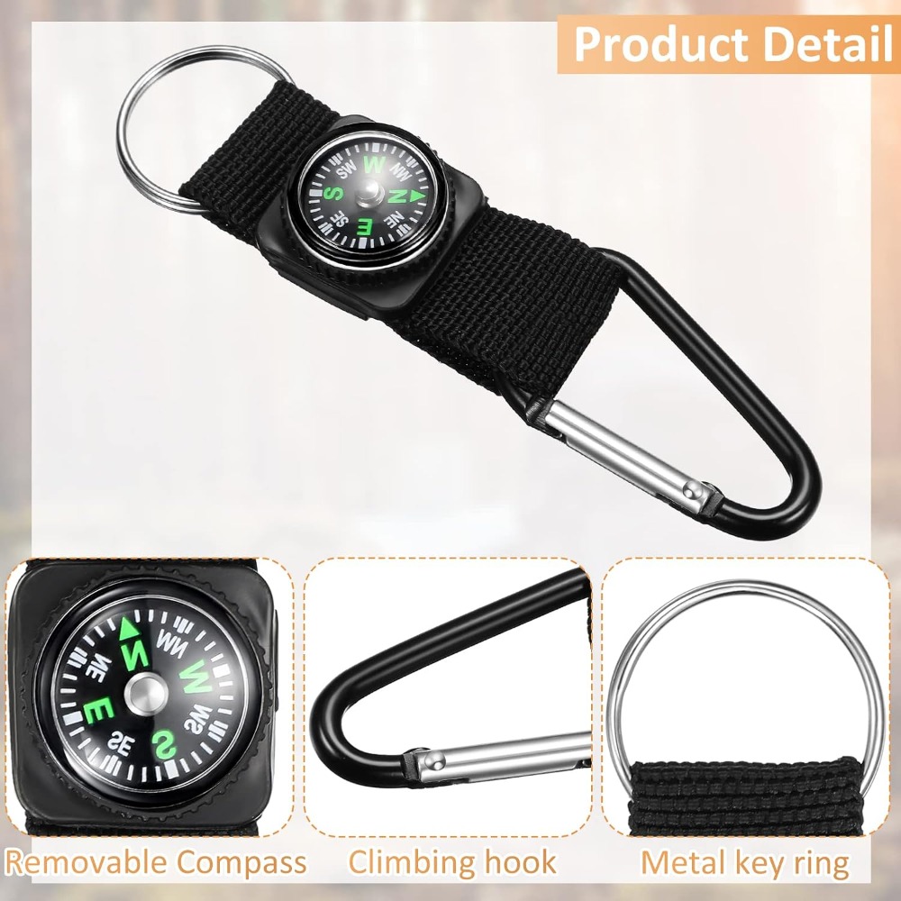 2-20 Compass for Kids Bulk Bel - مراجعة Outdoor Adventure Birthday Party وسعره