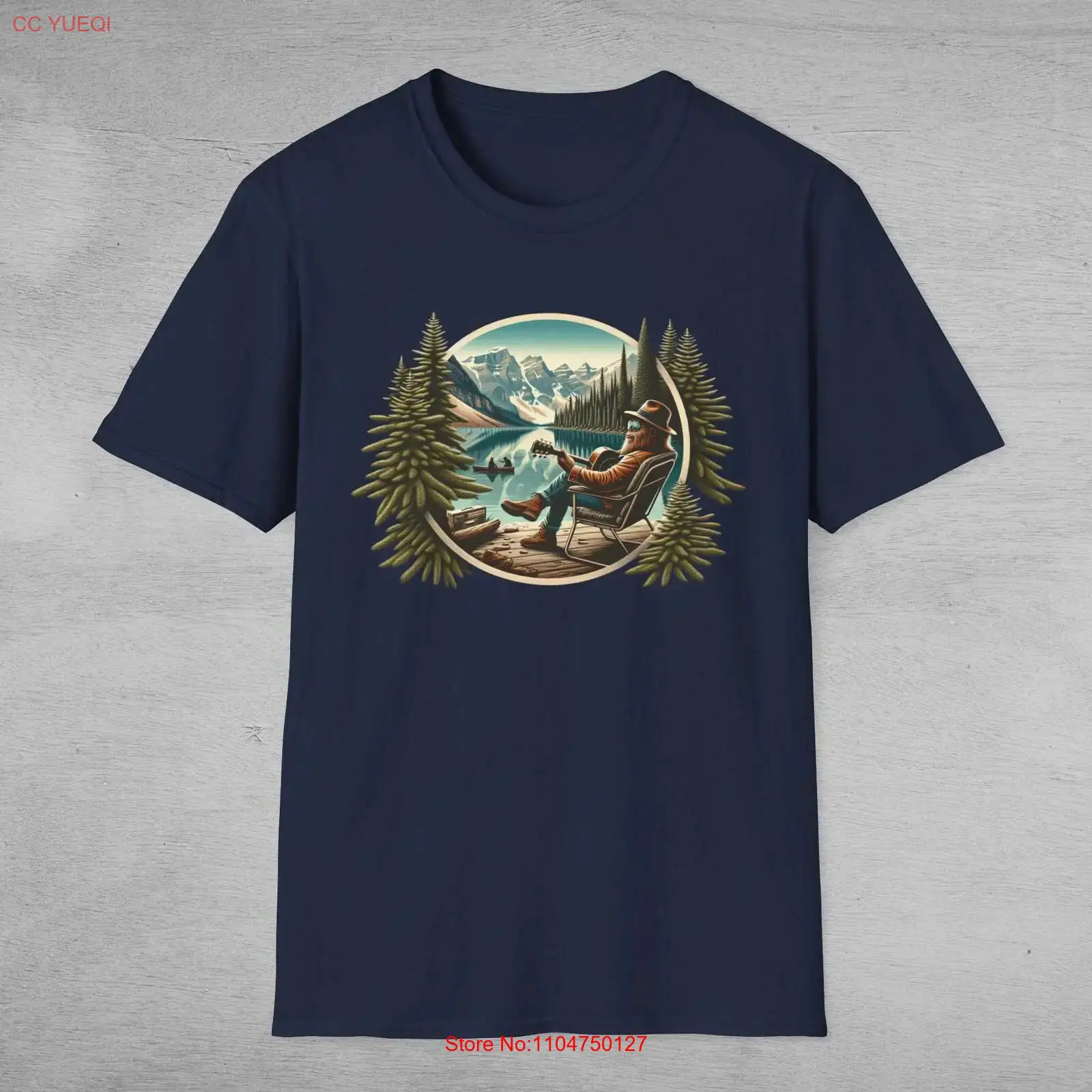 Bigfoot at the Lake T Shirt Sa - مراجعة Outdoor Adventure At وسعره