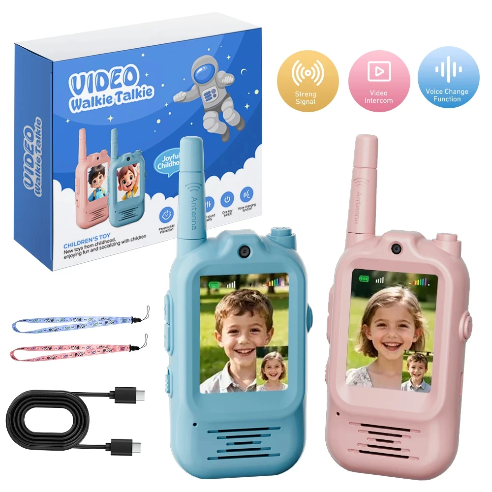 2pcs Kids Video Walkie Talkie  - مراجعة Outdoor Adventure Videos وسعره