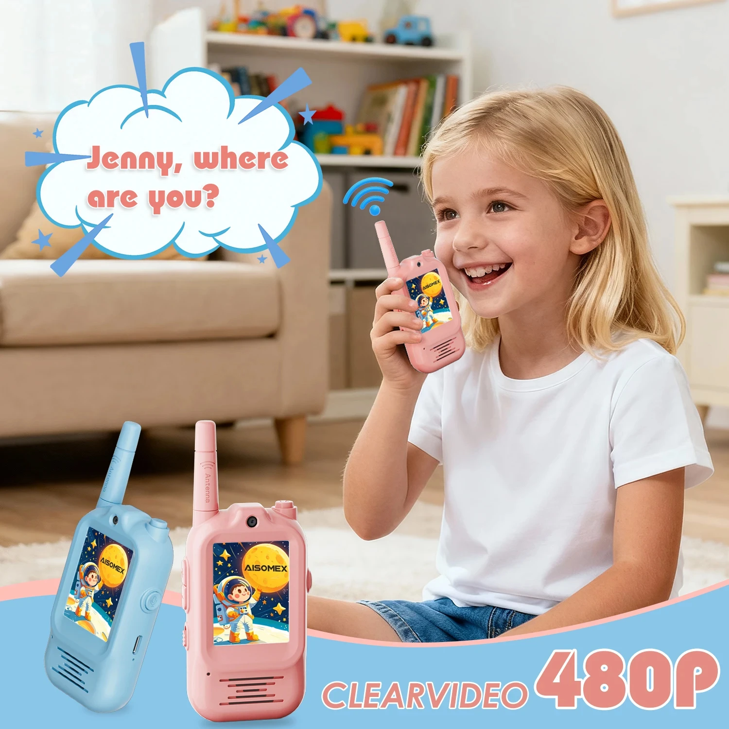 2pcs Kids Video Walkie Talkie  - مراجعة Outdoor Adventure Videos وسعره