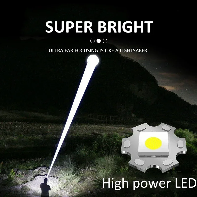 900000LM Powerful LED Flashlig - مراجعة Outdoor Adventure Travel وسعره