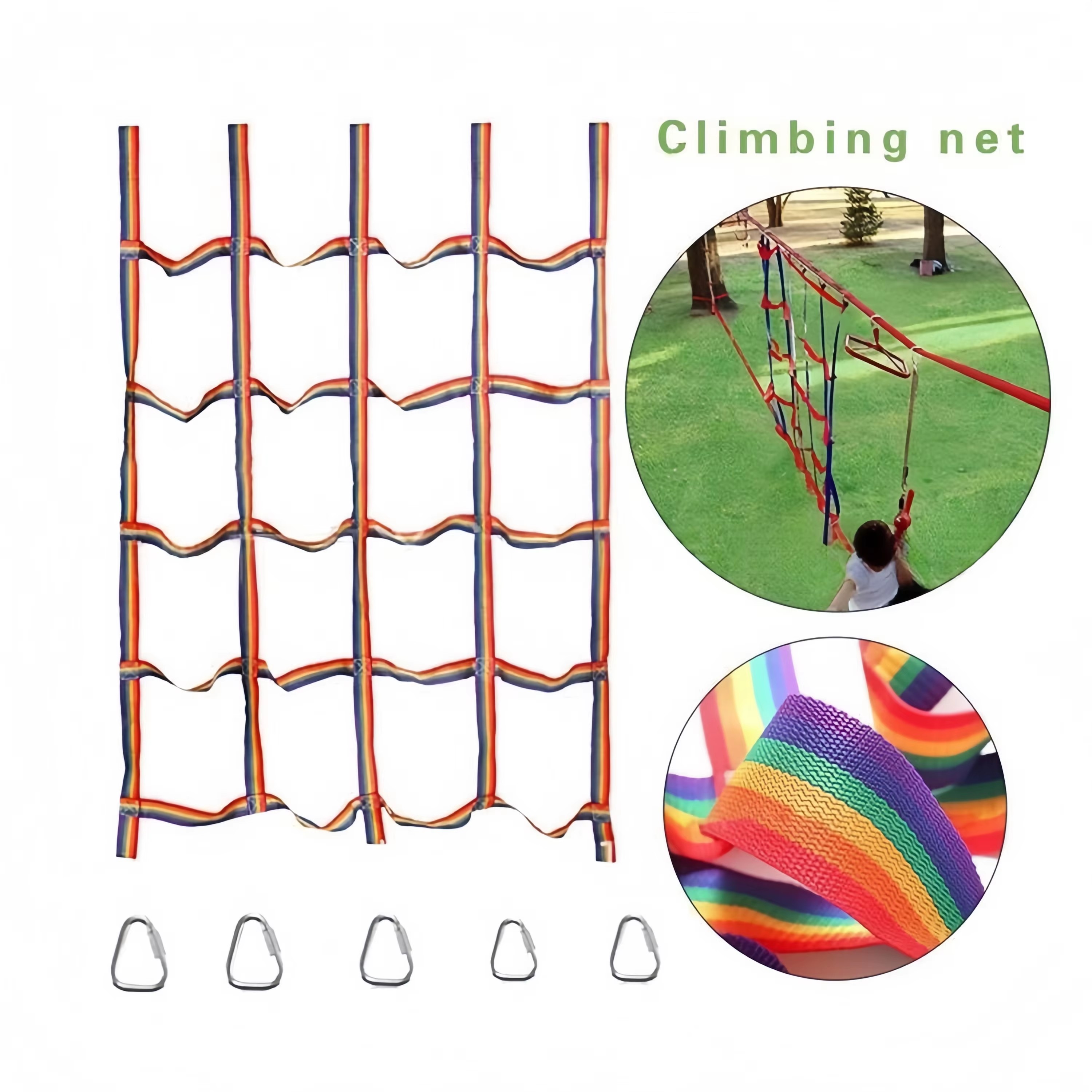 Outdoor Colored Ribbon Climbin - مراجعة Outdoor Adventure For Kids وسعره