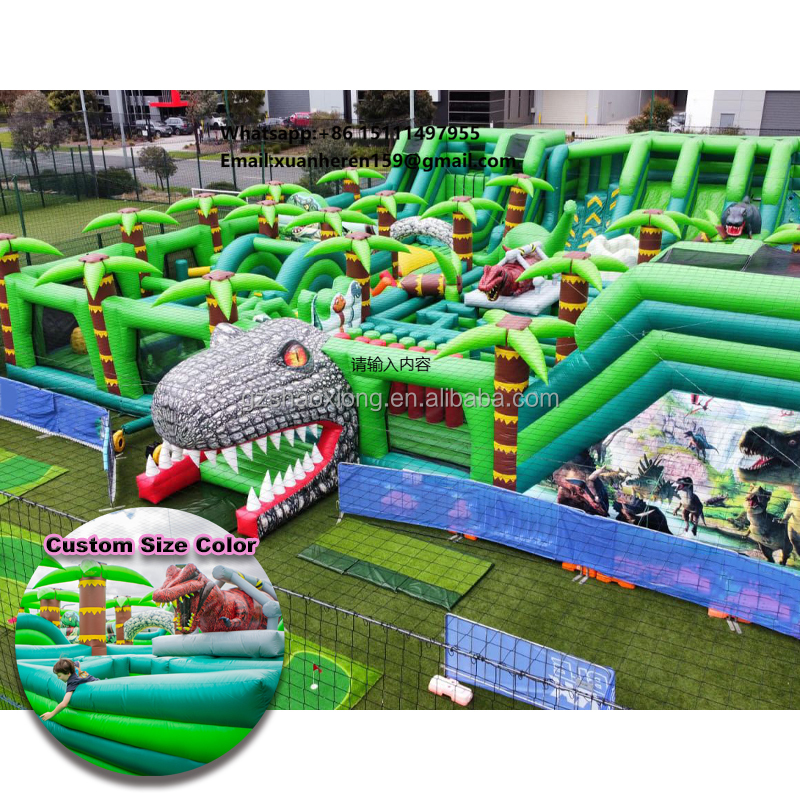 Adventure Inflatable Park Larg - مراجعة Outdoor Adventure For Kids وسعره