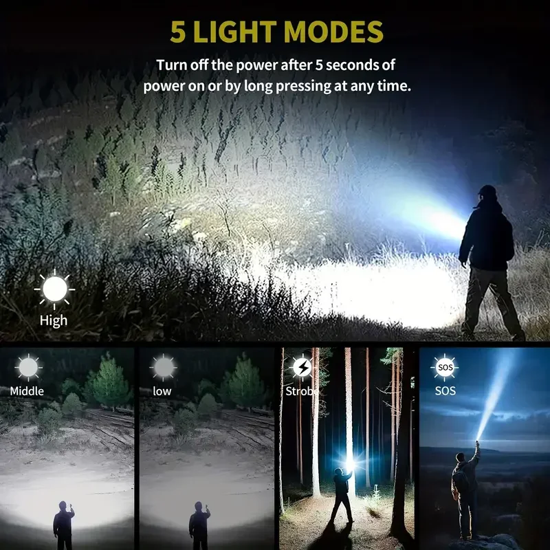 Ultra Powerful Flashlight Conc - مراجعة Outdoor Adventure Travel وسعره