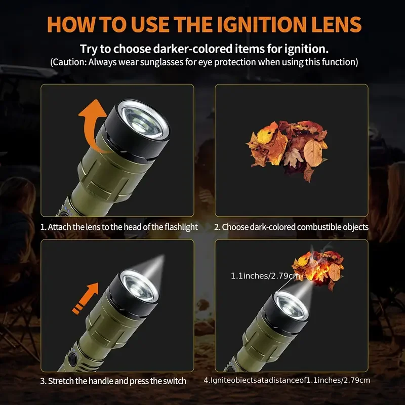 Ultra Powerful Flashlight Conc - مراجعة Outdoor Adventure Travel وسعره