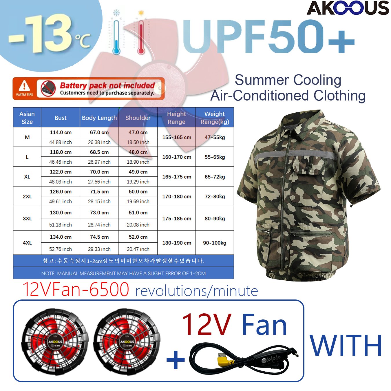 Summer USB 12V/5V Air Conditio - مراجعة Outdoor Adventure Clothing وسعره